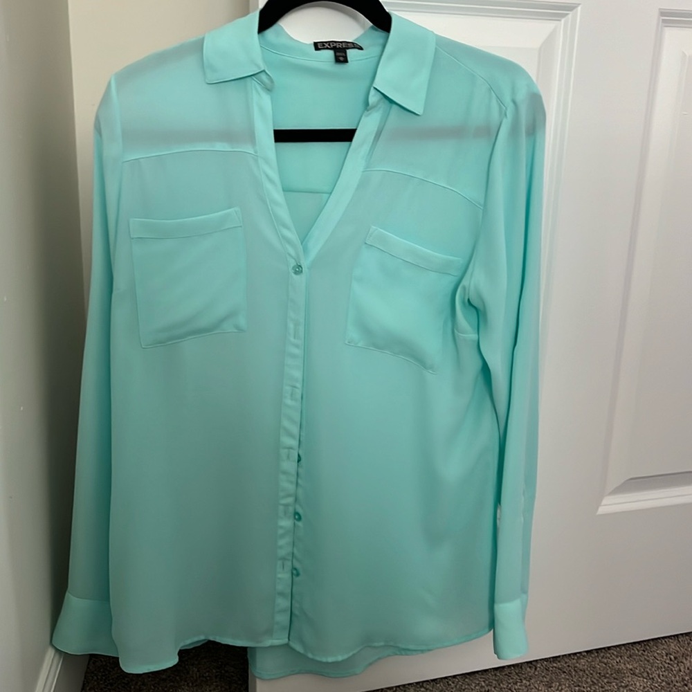 Express button down blouse
